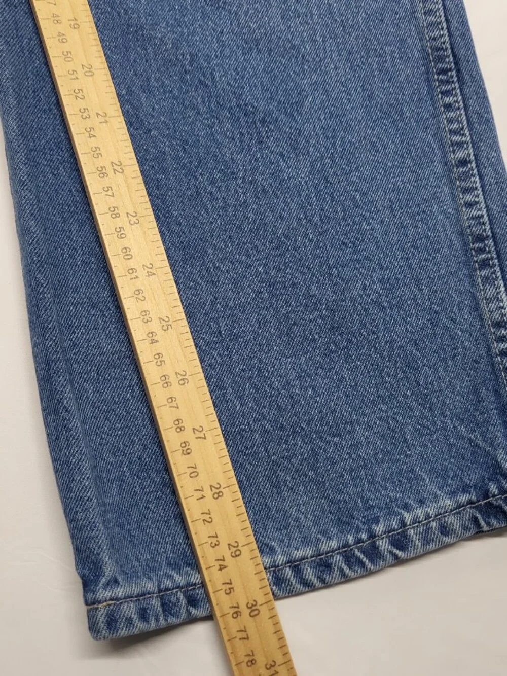 Dickies Mens Jeans 42 X 30 Relaxed Fit Blue Denim Pants Heavyweight 100% Cotton